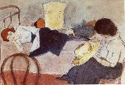 Jules Pascin Aiermila and Lucy Germany oil painting artist